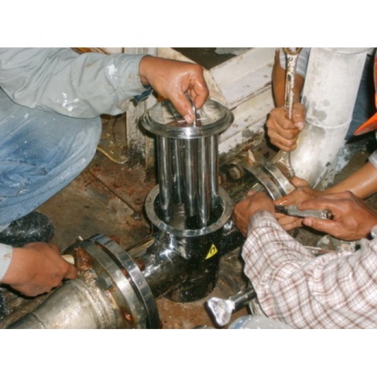 รับติดตั้งตัวกรองเศษเหล็ก รับติดตั้งตัวกรองเศษเหล็ก  Magnetic Grids  Magnetic Separator 